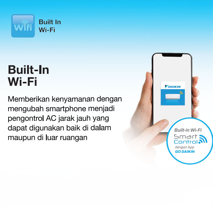 Daikin AC Wall Mounted Split Alpha Inverter 1/2 PK - FTKH15YV14